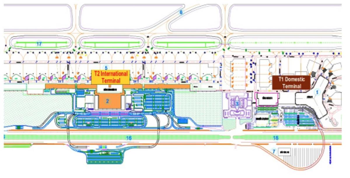 hanói terminal do aeroporto mapa