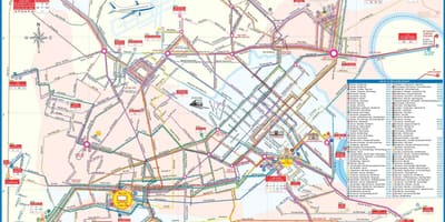 Mapa da cidade de hanói vietnã