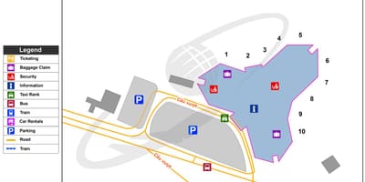 Hanói aeroporto internacional de mapa