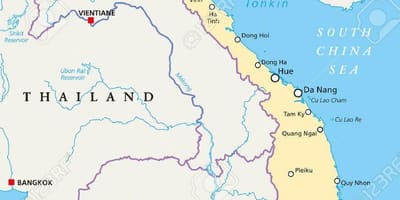 Hanói mapa de localização